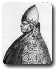 Imagen en blanco y nigro del papa Gregorio VI