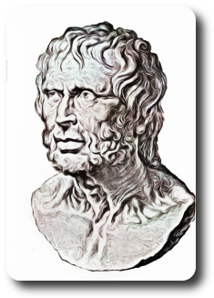Imagen de un busto de Séneca