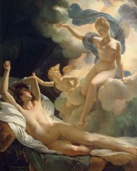 Representación píctórica de Morfeo e Iris