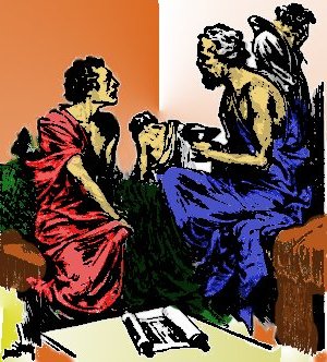 Imagen de Scrates enseando